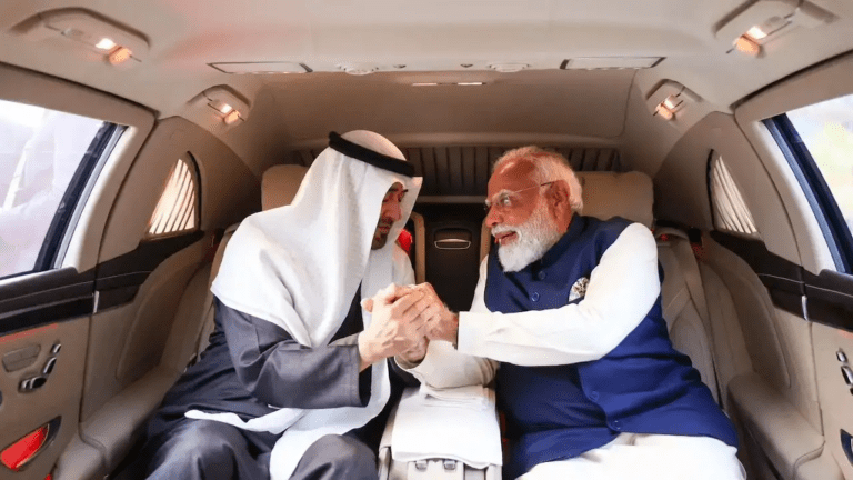 He Came, Met Modi, Left: UAE President’s 3-Hour Delhi Visit Sparks Buzz